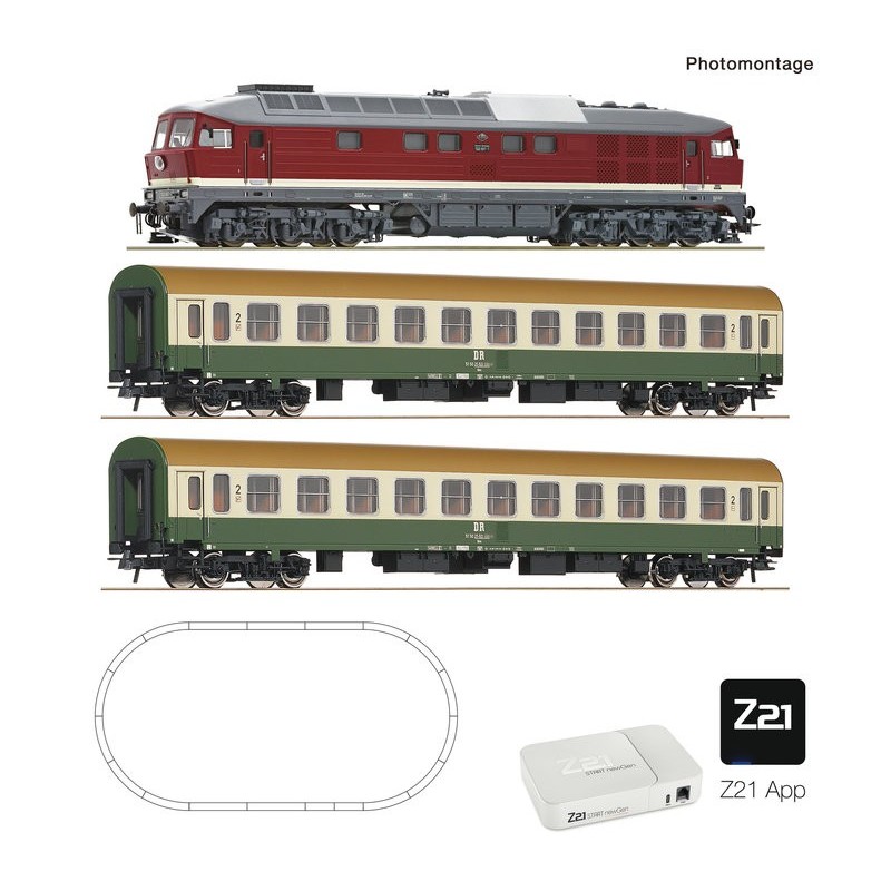 Digitaler Starterkasten. Serie 132 Diesellokomotive, DR. Digitaler Starterkasten. Serie 132 Diesellokomotive, DR.