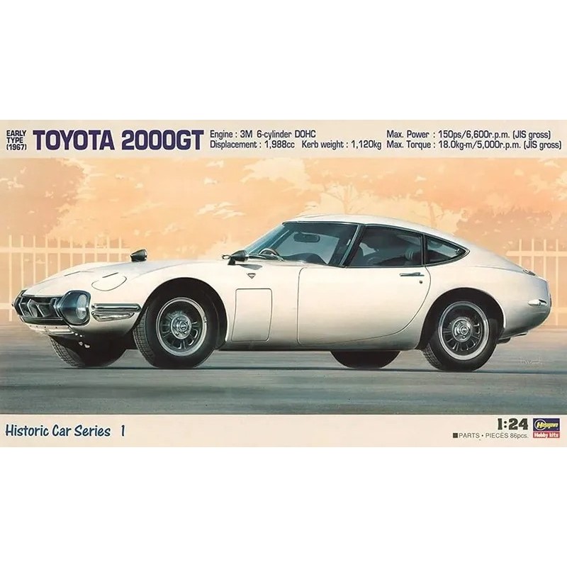 Toyota 2000GT Tipo Inicial (1967).