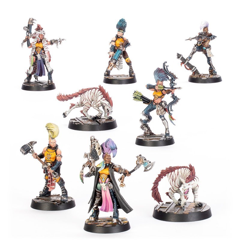 Necromunda: Matriarca do Gangue Escher & Phyrr Cats.