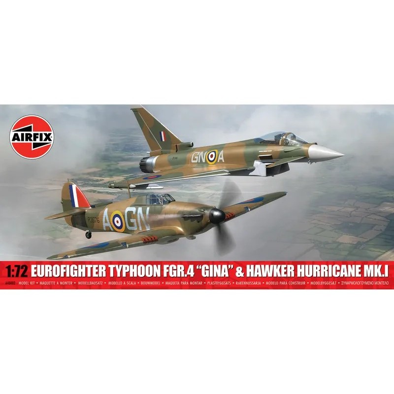Eurofighter Typhoon FGR.4 "Gina" & Hawker Hurricane Mk.I.