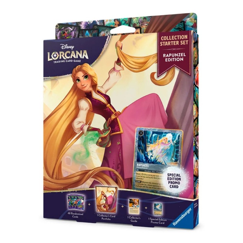 Disney Lorcana: Angriff der Ranke! Collection Starter Set – Rapunzel Edition – TCG Collection Set.