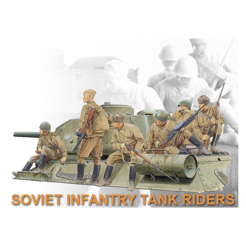 Soviet infantry tank riders. DRAGON 6197