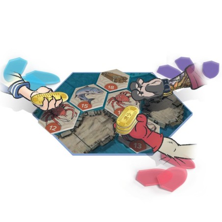 Nyakuza strategy and resource management game by Reiner Knizia (Asmodee) - buy at El Taller del Modelista