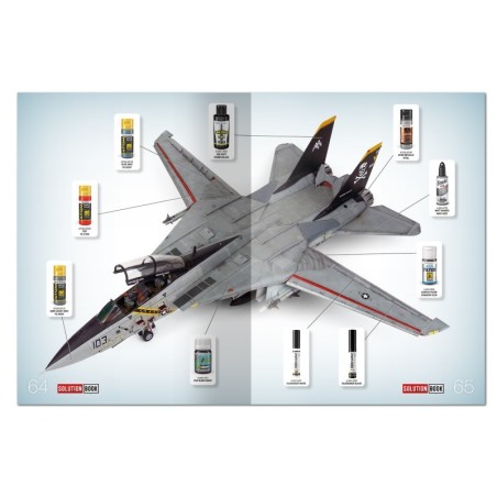 Lösungsbox: Graues USAF/US Navy-Flugzeug.