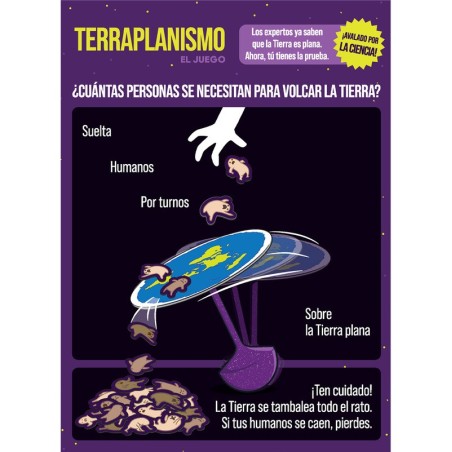 Flat Earth dexterity and balance game by Exploding Kittens - buy at El Taller del Modelista