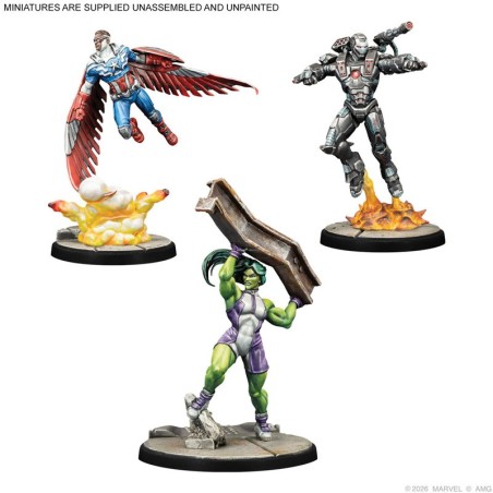 Marvel Crisis Protocol: Captain America & the Avengers – Marvel-Miniaturen-Erweiterung.