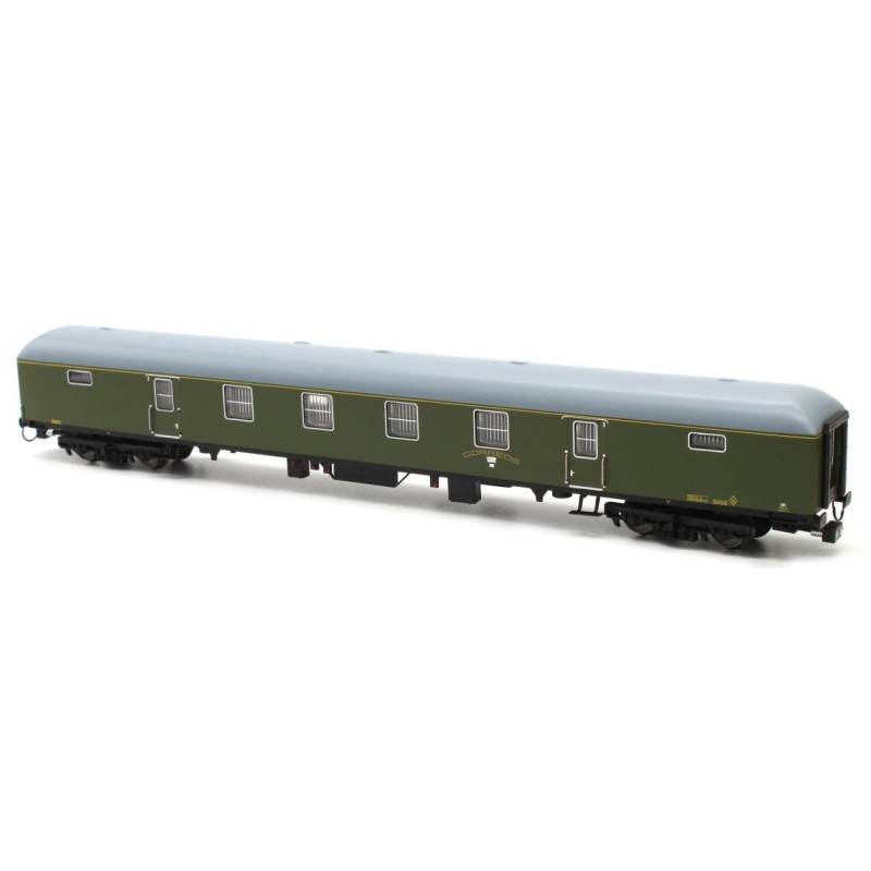 DGDC 3006 grüner Postwagen (Ep.III), RENFE.