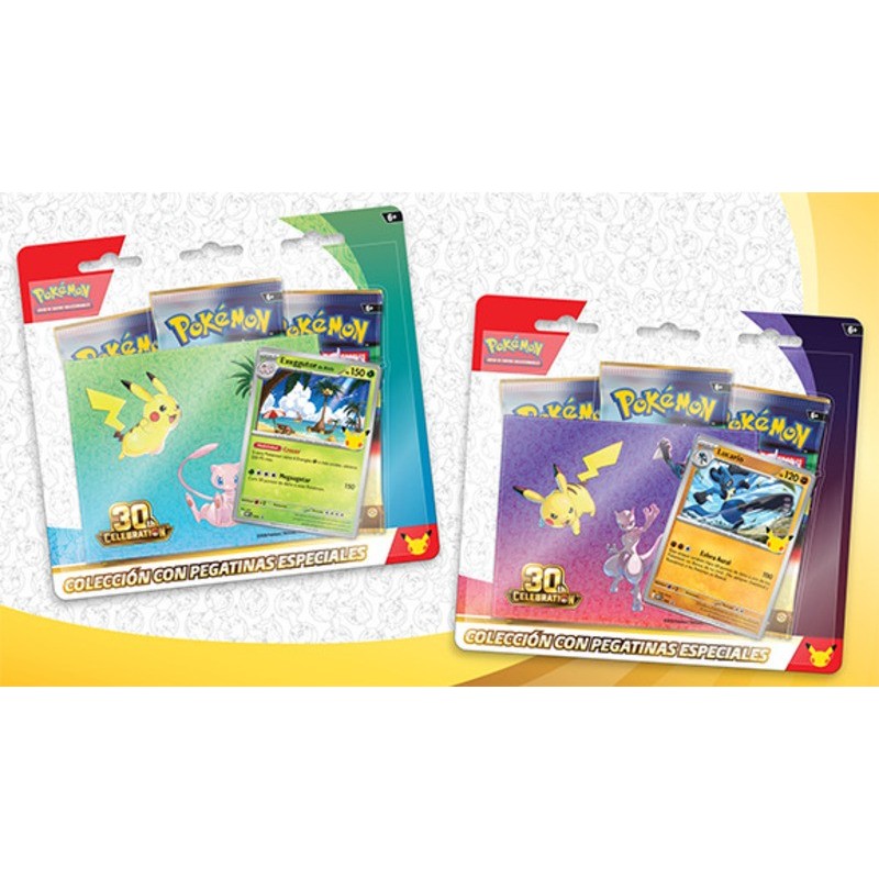 juego de cartas pokemon TCG 30 aniversario tech sticker The pokemon company - Comprar