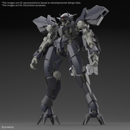 MECÂNICAS COMPLETAS 1/100 EIN RASPE - Gunpla do Gundam Órfãos de Sangue de Ferro.