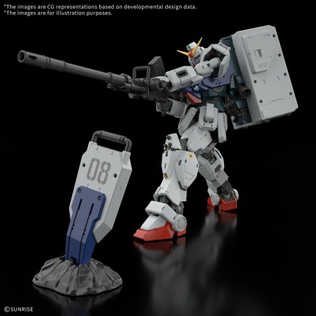 RG 1/144 GUNDAM TIPO TERRESTRE - Gunpla da 8ª Equipa MS.