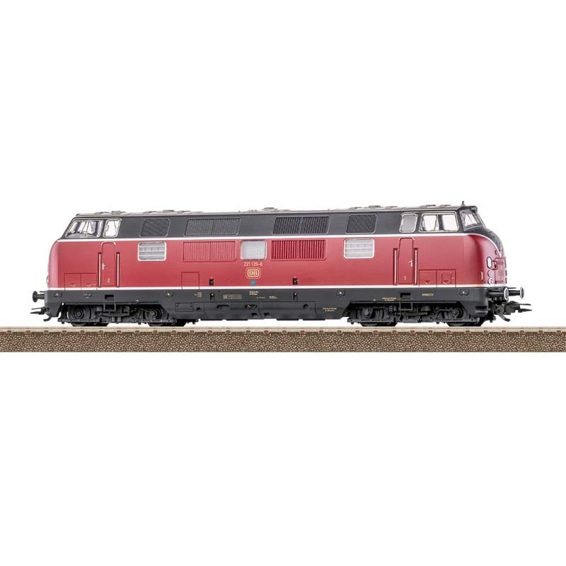 Locomotora diésel clase 221, DB. Sonido.