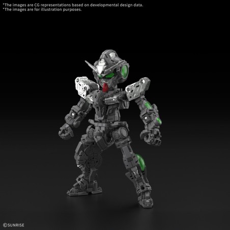 MGSD 00 RAISER - Mobile Suit Gundam 00 gunpla.