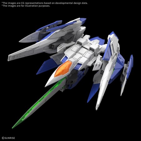 MGSD 00 RAISER - Mobile Suit Gundam 00 gunpla.