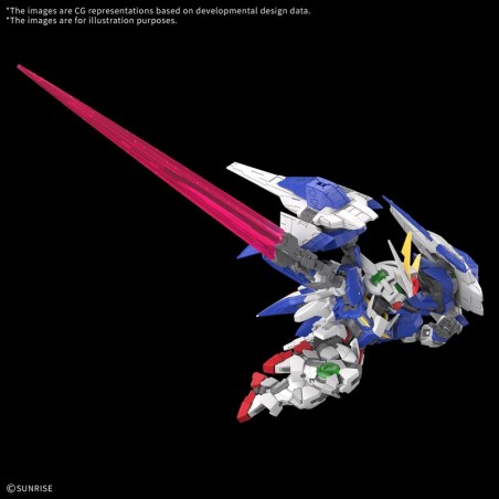 MGSD 00 RAISER - Mobile Suit Gundam 00 gunpla.