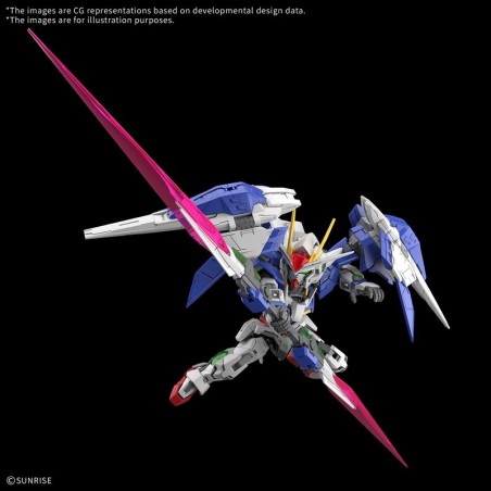 MGSD 00 RAISER - Mobile Suit Gundam 00 gunpla.