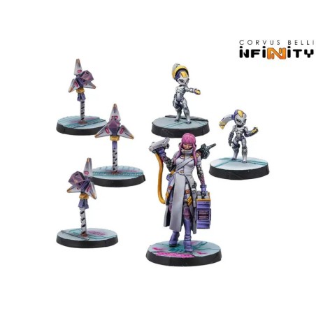 Infinity ALEPH Support Pack Essentials Miniatures Kit by Corvus Belli - buy at El Taller del Modelista