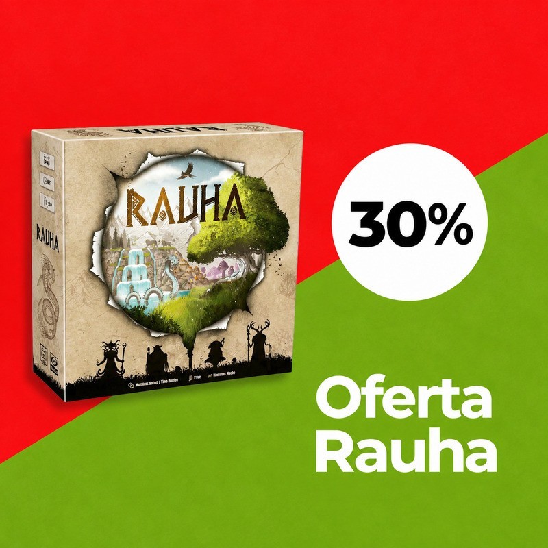 Rauha - Jogo de tabuleiro de estratégia e construção de mundo.