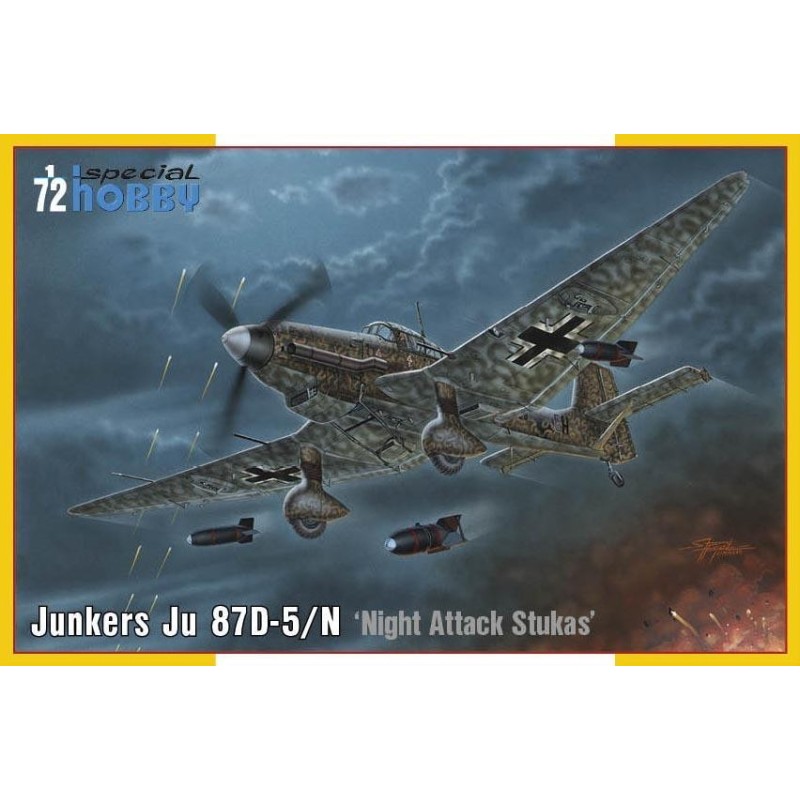 Junkers Ju-87D-5/N, "Ataque Noturno dos Stukas".