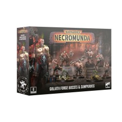Necromunda: Goliath Forge Boss e Sumpkrocs.