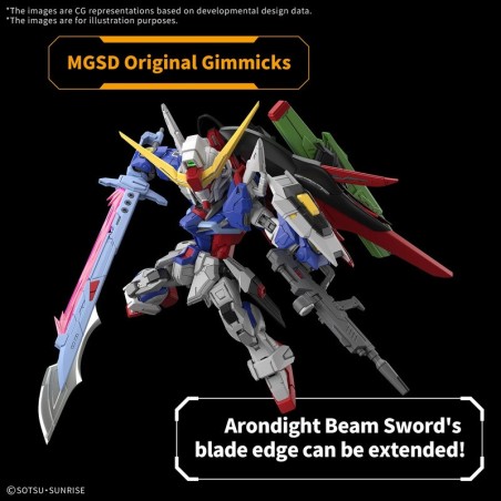 MGSD Destiny Gundam - Gunpla de Gundam SEED Destiny.