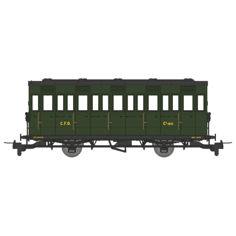 Voiture voyageurs CY 1801, CFD.