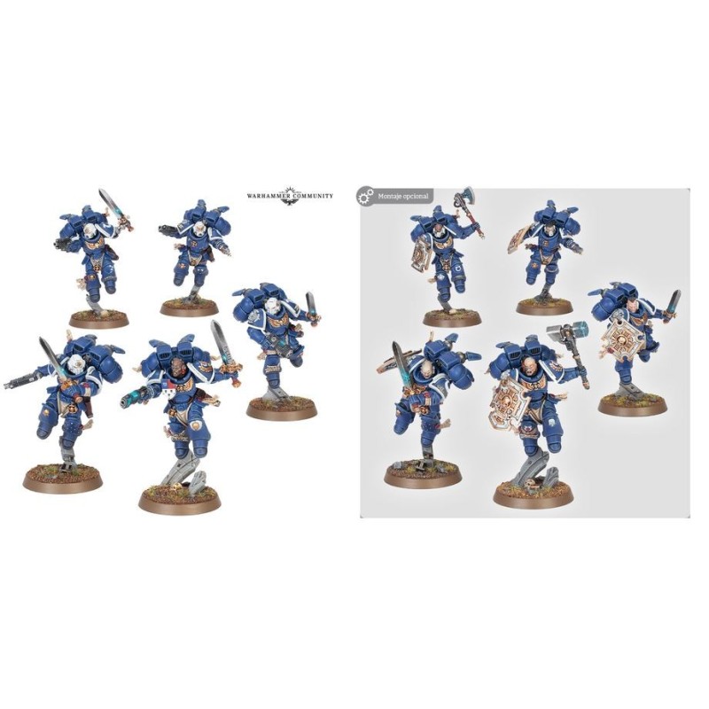 Space Marines: Vanguard Veterans Squad.
