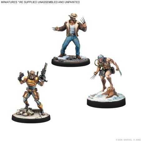 juego de miniaturas Marvel crisis protocol weapon X affiliation pack de atomic mass games - comprar