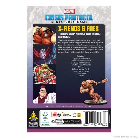 Marvel Crisis Protocol: X-Fiends & Foes Charakterpaket – Miniaturen.