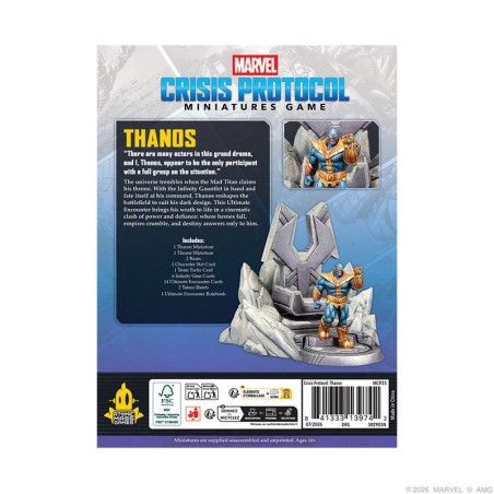 Marvel Crisis Protocol: Thanos Ultimate Encounter Pack - Gioco di miniature.