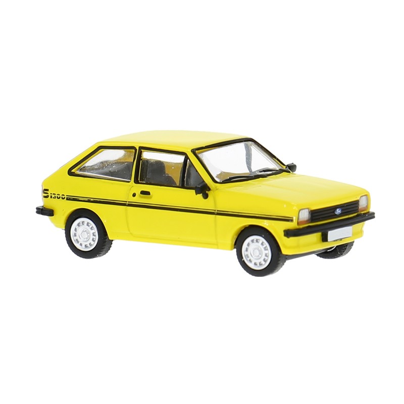 Ford Fiesta MK I, jaune.