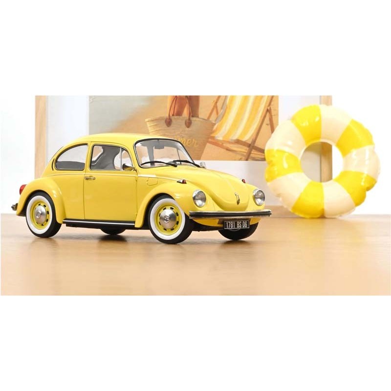 VW 1303, 1973. Pastel yellow.