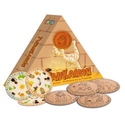 Toutankhamon : Aventure dans la pyramide - Jeu familial d’agilité visuelle.