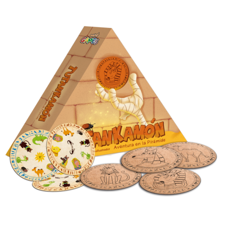 Toutankhamon : Aventure dans la pyramide - Jeu familial d’agilité visuelle.