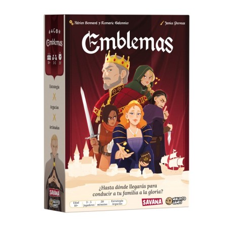 Emblemas: Jogo de cartas de controlo de áreas e estratégia.