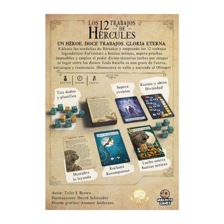 Os 12 trabalhos de Hércules: aventuras mitológicas a solo.