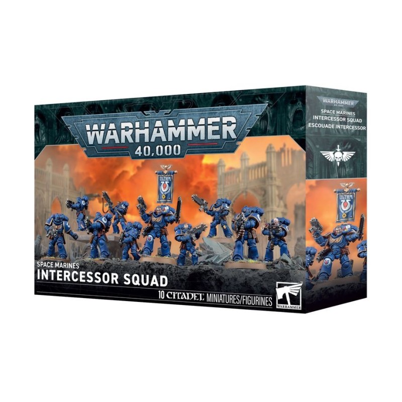 Space Marines: Intercessors Squad.
