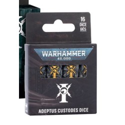 Gioco di dadi Adeptus Custodes.