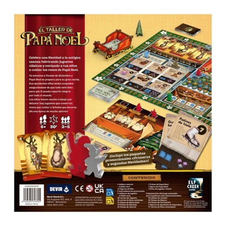 Santa's Workshop Family Worker Placement Board Game by Devir – Buy at El Taller del Modelista Santa's Workshop Family Worker Placement Board Game by Devir – Buy at El Taller del Modelista
