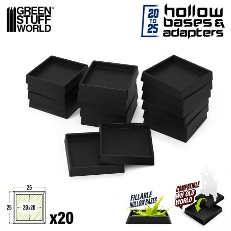 Adattatore per supporto da 20 a 25mm (x20).