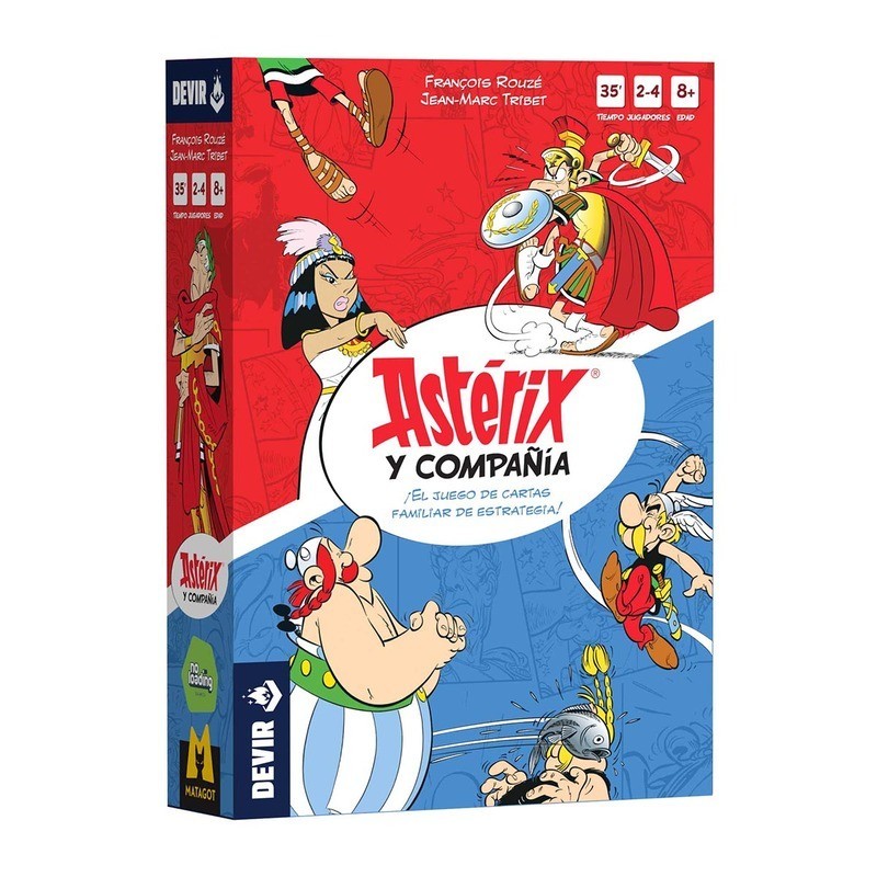 Astérix y compañía: Juego de cartas de combates y estrategia.