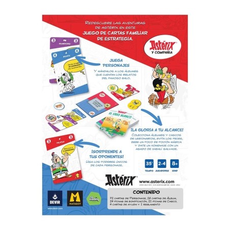 Asterix & Co.: Jogo de cartas de combate e estratégia. Asterix & Co.: Jogo de cartas de combate e estratégia.
