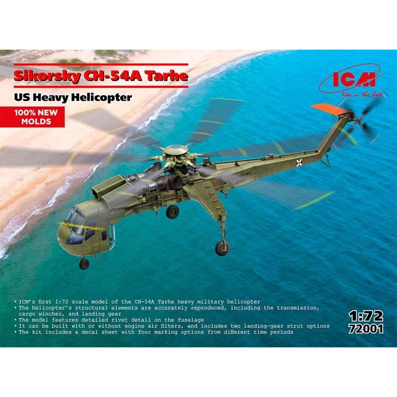 Helicóptero pesado Sikorsky CH-54A Tarhe.