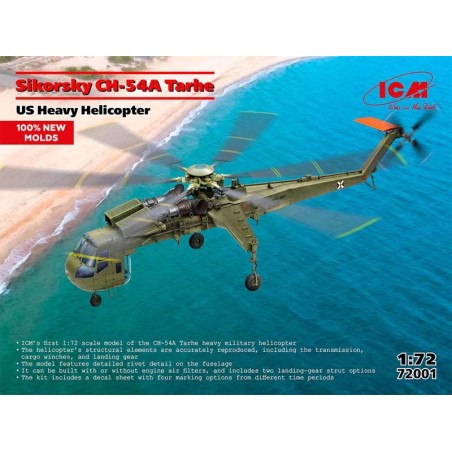 Hélicoptère lourd Sikorsky CH-54A Tarhe.