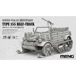 German Pkw.K1 Kübelwagen Type 155 Half-Track.