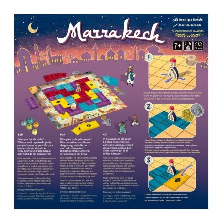 Marrakech : Stratégie et jeu de pose de tapis.