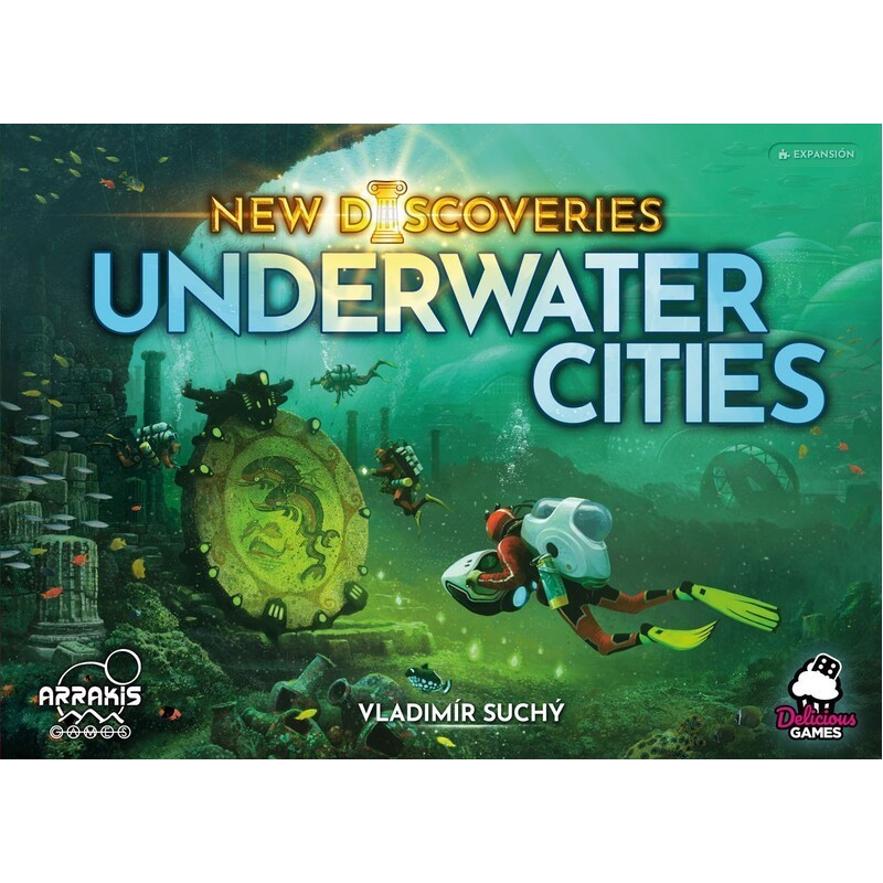 Cidades Subaquáticas: Novas Descobertas - Expansão para o jogo subaquático.
