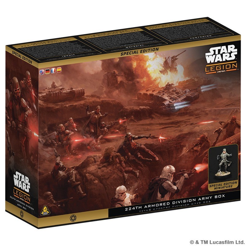 juego de miniaturas star wars legion 224 division acorazada de atomic mass games - comprar