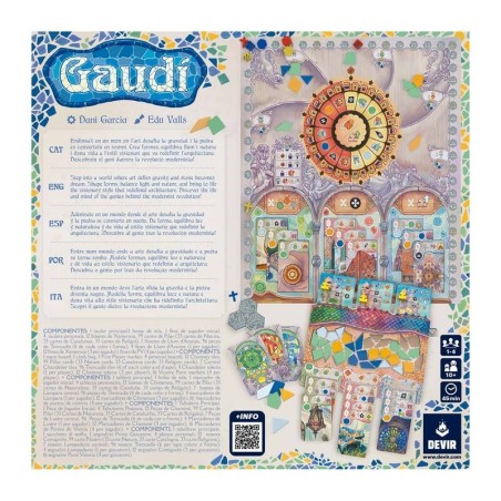 Gaudí: Gioco di strategia e mosaico ispirato ad Antoni Gaudí.