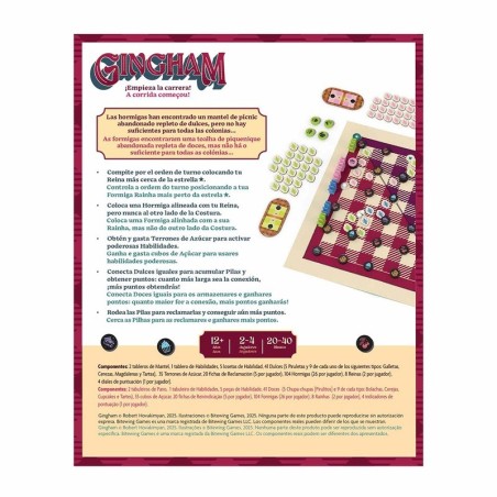 Gingham Strategy Board Game by Devir – Buy at El Taller del Modelista