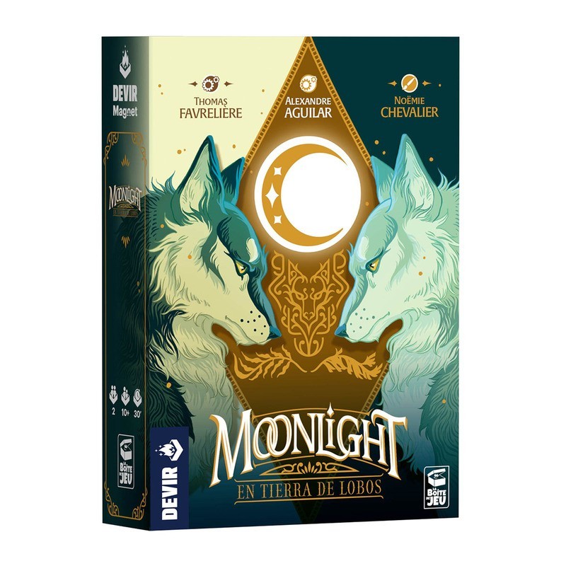 Moonlight: Juego de cartas para 2 jugadores y control de áreas.